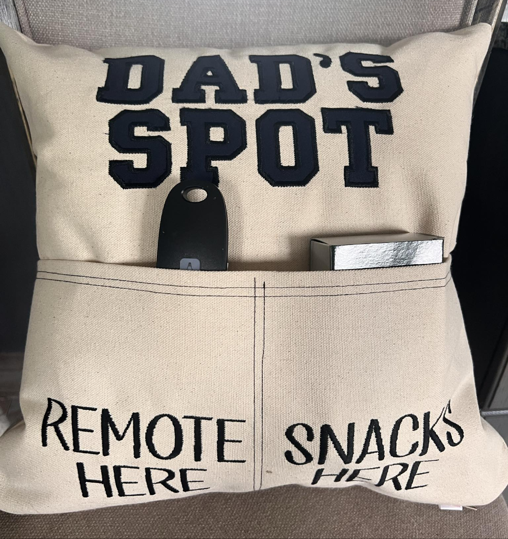 Dad's Spot Pillow