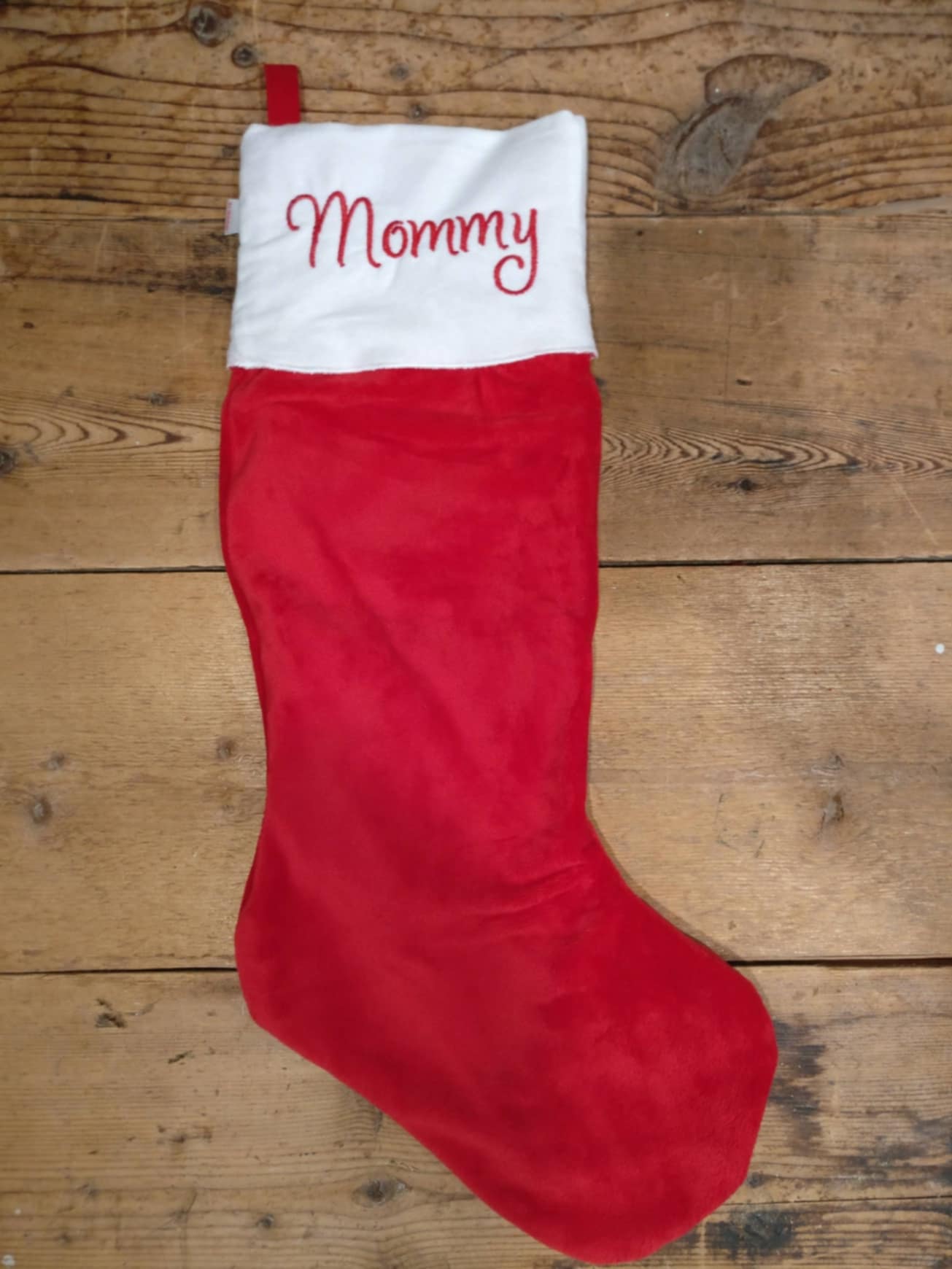 Personalized Christmas Stocking | Red Stocking