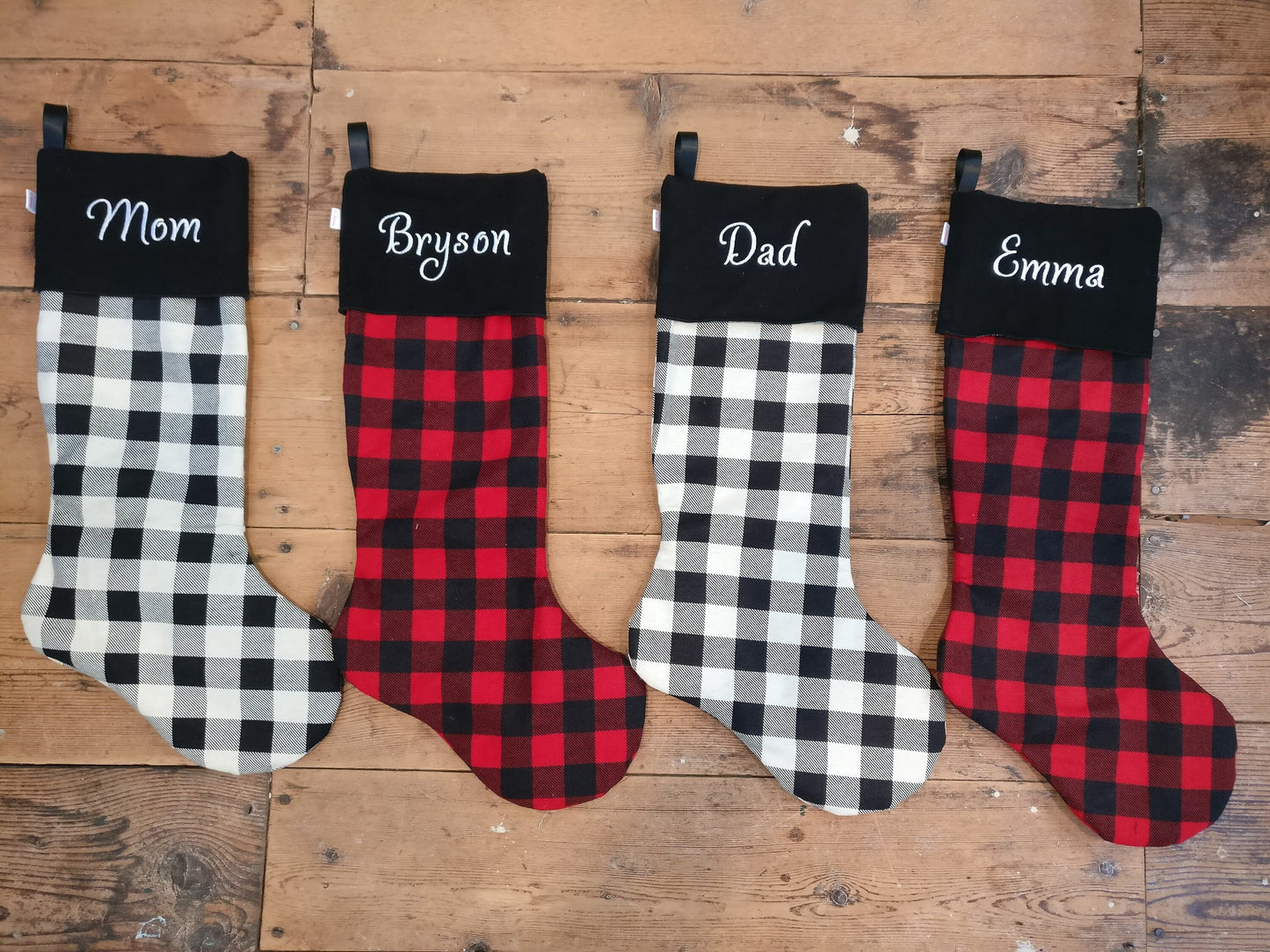 Buffalo Check Christmas Stocking