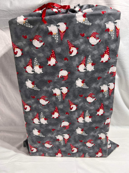 Extra Large Reusable Gift Bag - Grey Gnome