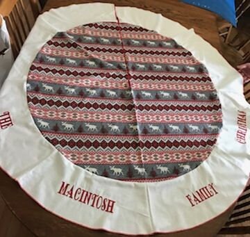 Personalized Christmas Tree Skirt