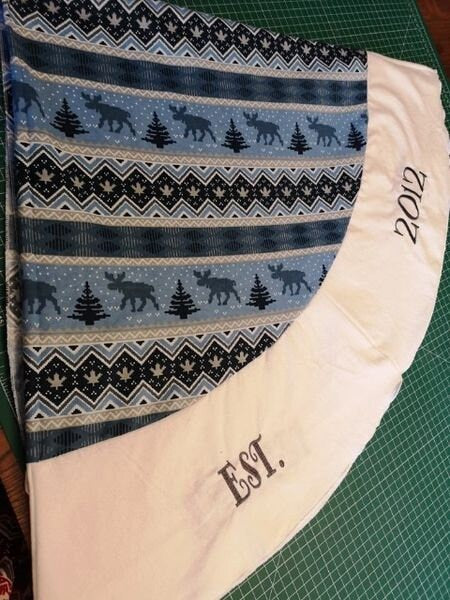 Personalized Christmas Tree Skirt