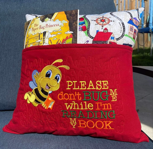 Reading Pillow - Don't Bug Me