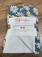 Daisies Farmhouse Blanket - Blue