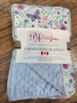 Butterflies Farmhouse Blanket - Blue