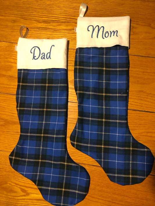 Nova Scotia Tartan Christmas Stocking