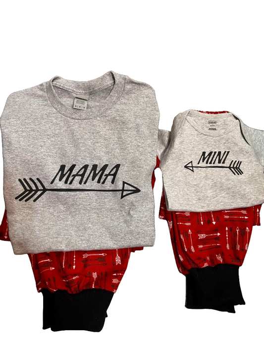 Red Arrow Mama Pyjamas