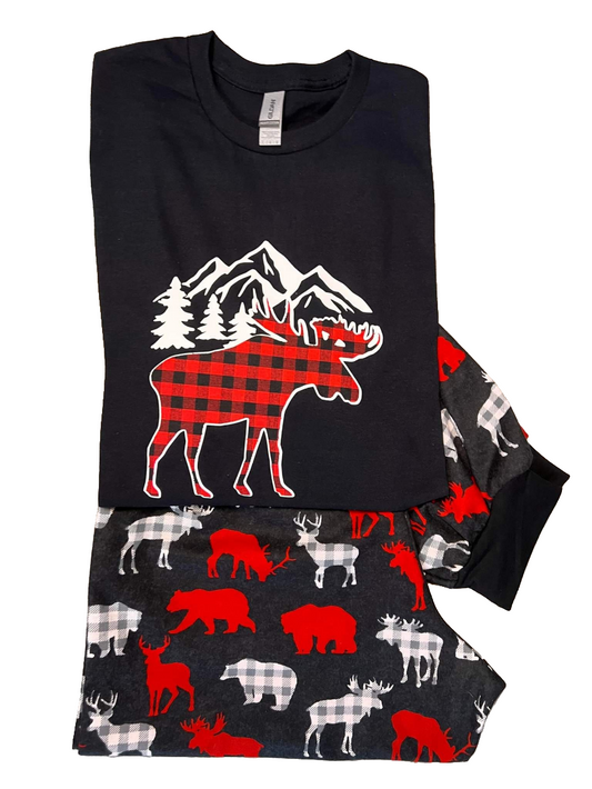 Moose Christmas Pyjamas