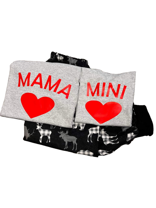 Black Moose Mama Pyjamas