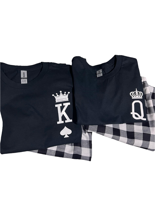 King OR Queen Pyjamas - Black