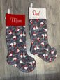 Grey Gnome Christmas Stockings