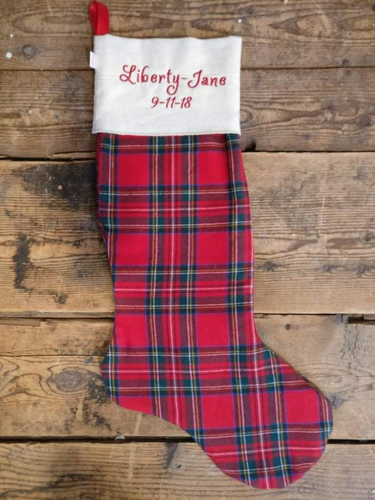 Royal Stewart Christmas Stocking