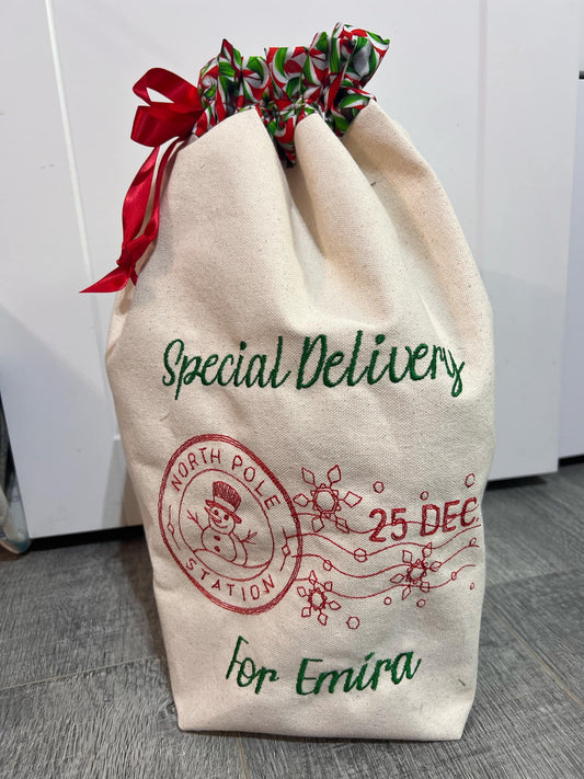 Medium Santa Sack - Personalized