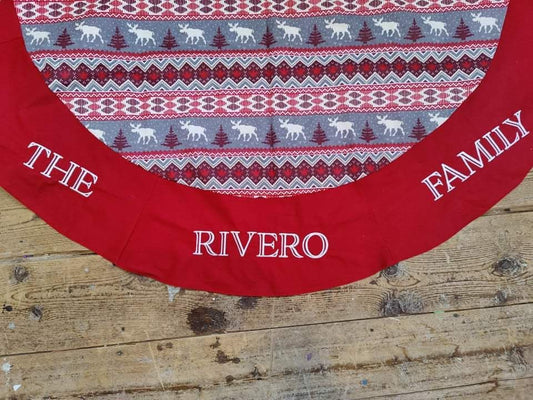 Personalized Christmas Tree Skirt