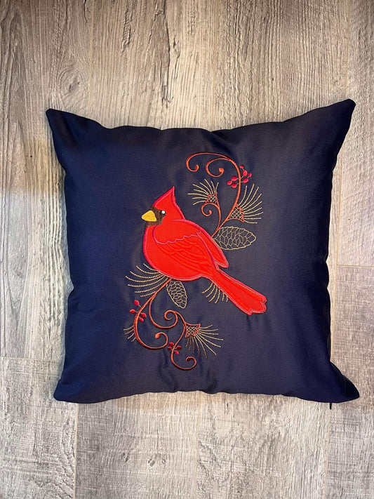 Cardinal Pillow